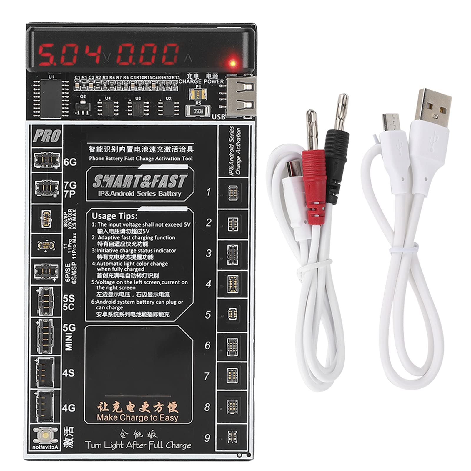 Piastra per PC W209 Pro, Scheda di Attivazione della Batteria per Smartphone Attivazione della Batteria Interna del Telefono Cellulare Attivatore per Scheda Piccola(Scheda di attivazione W209 Pro)