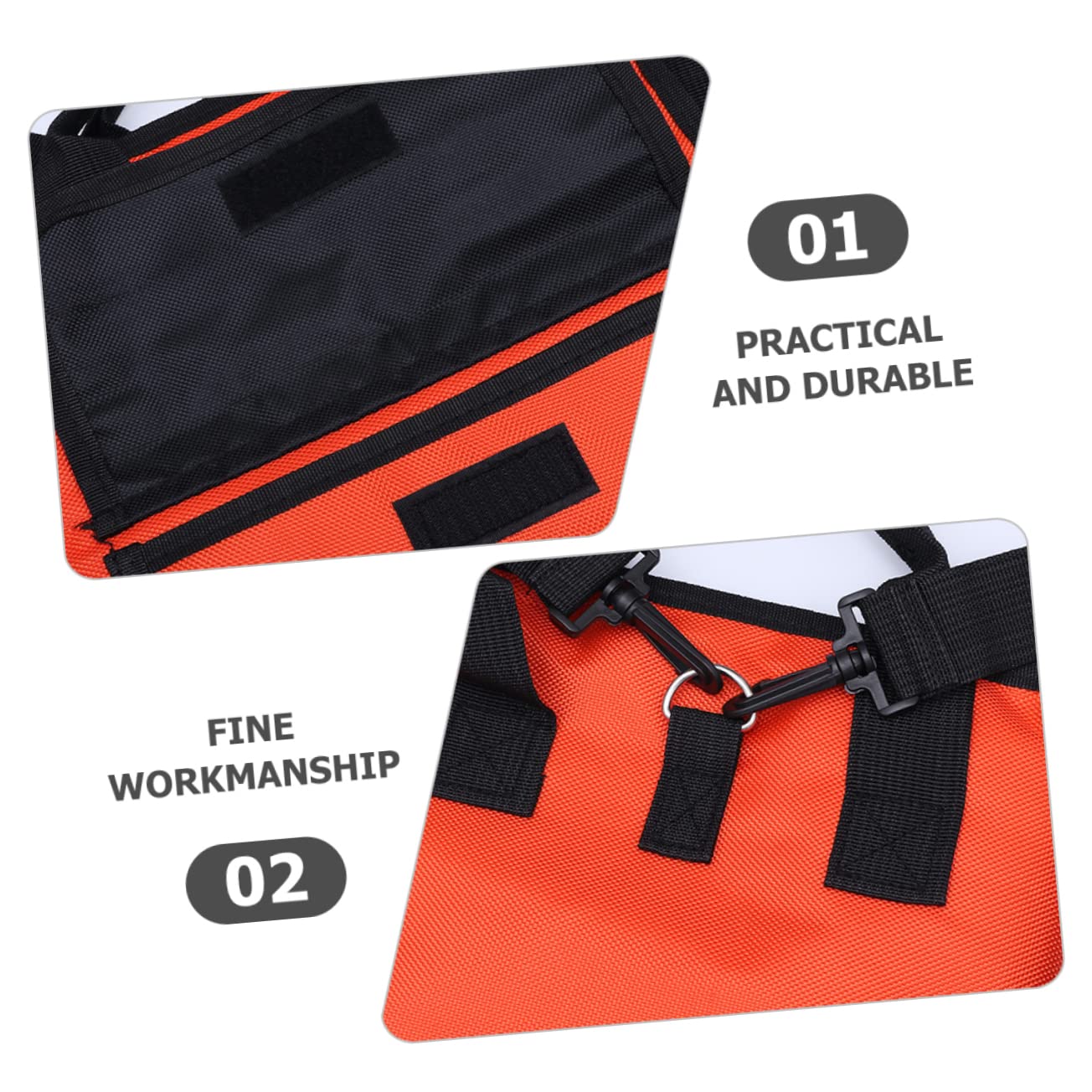 ERINGOGO Portable Drumstick Pouch Drum Stick Holder Bag Shoulder Straps for Jazz Dumb Practice Drumsticks Oxford Cloth