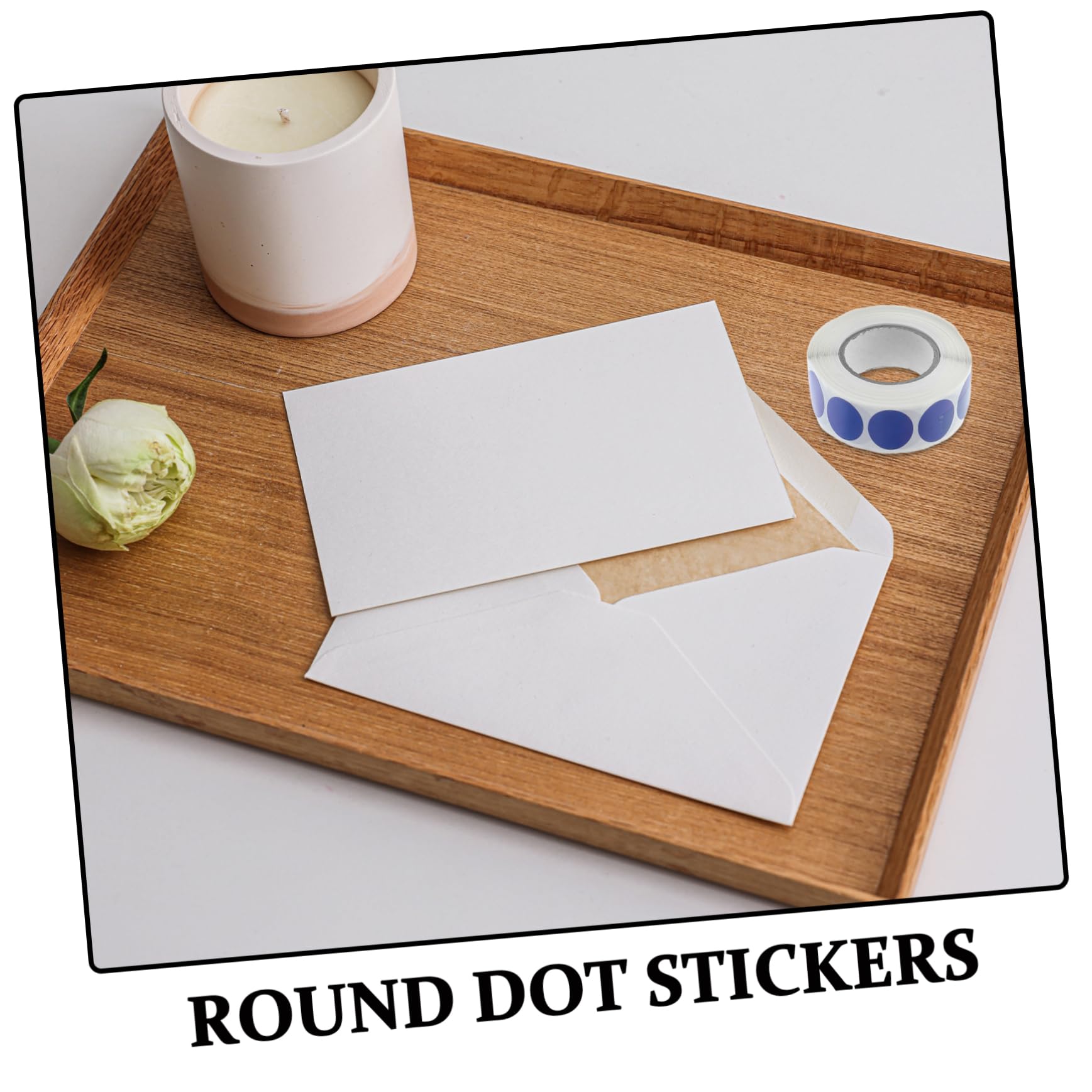 15 Autocollants Ronds en Papier Couleur pour Projets Scolaires et Bricolage Couleur Aléatoire