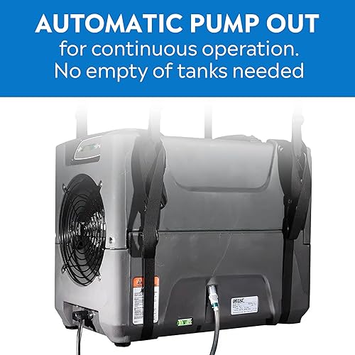 Miniatura 6 de Drieaz F515 PHD 200 deshumidificador compacto 125 pulgadas de ancho gris