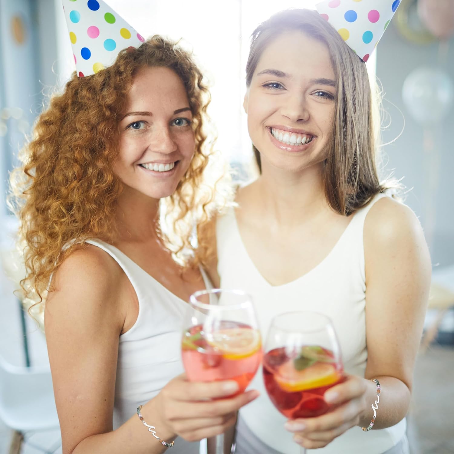 TONY & SANDY Friend Gifts for Women, Unique Valentine's Day Gifts for Her, Sister Gifts from Sister, Wave Bracelet, Christmas Birthday Gifts for Women, Bestie Friendship Bracelets - Image 2