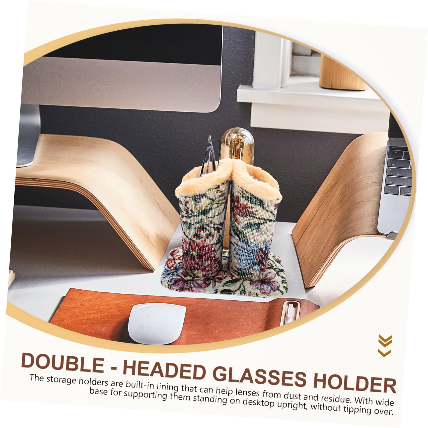 GALPADA 3piezas Soporte De Gafas Multifuncional De Escritorio Organizador Decorativo para Anteojos Estante para Lentes Accesorio De Almacenamiento para Casa y Oficina