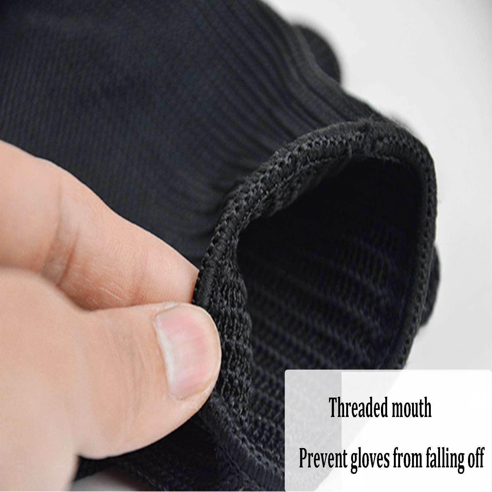 Gants Anti-Coupure 1 Paire de Gants Anti-Coupure, Maille en Acier Inoxydable Fil métallique Cuisine Coupe Boucher Gants de Protection de sécurité des Mains, Bras étendu