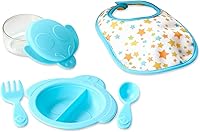 Vista 9 de Melissa & Doug Mine to Love - Juego de comida para muñecas con botella, tarros de comida para bebé, bolsa de aperitivos y más (24 unidades)