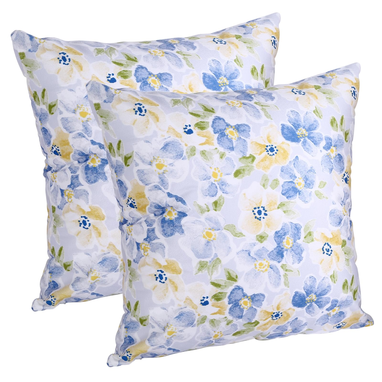Housses de coussin 45x45 cm à motif floral Beydodo pour le salon