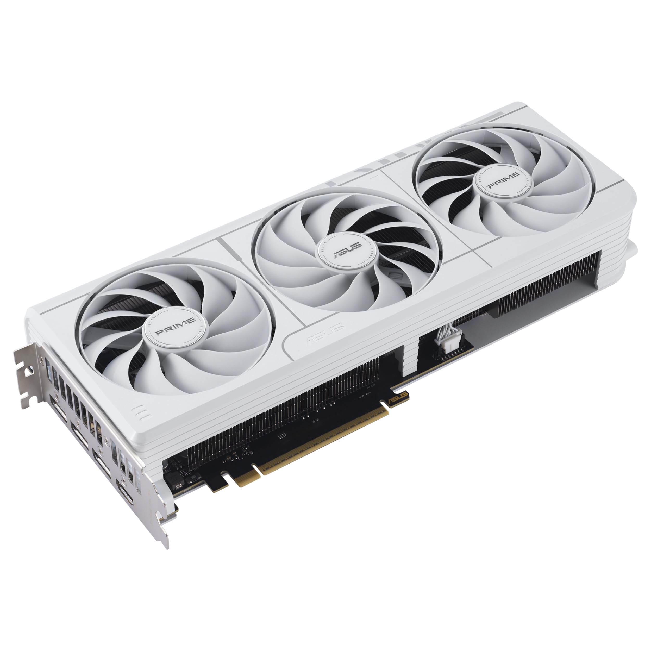 ASUS Prime GeForce RTX 5070 12 GB GDDR7 White OC Edition - Tarjeta gráfica | Compatible con SFF, PCIe 5.0, 12 GB GDDR7, HDMI/DP 2.1, 2,5 ranuras, ventiladores Axial-tech, BIOS dual