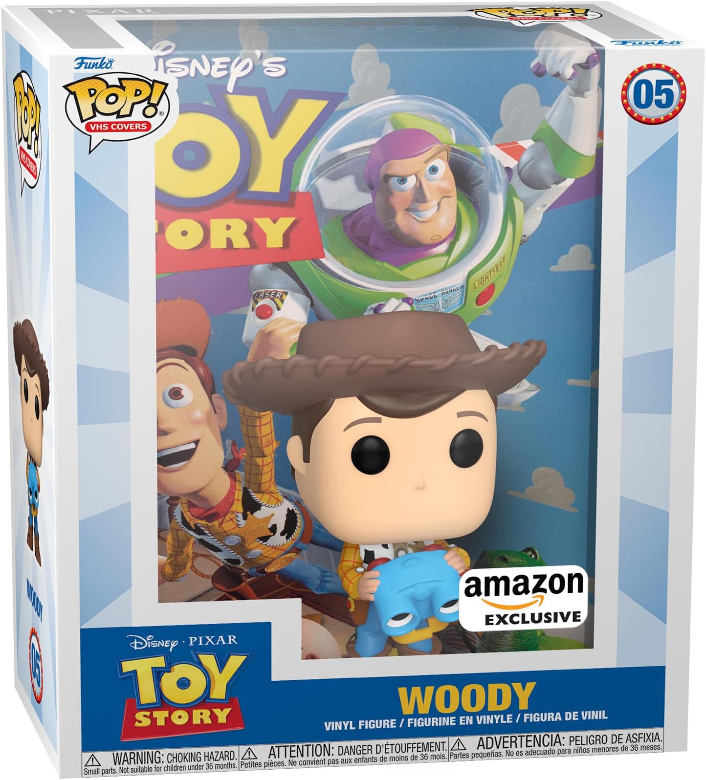 FunkoPop! VHS Cover: Disney - Toy Story - Disney Pixar: Toy Story - Amazon Exclusive - Collectable Vinyl Figure - Gift Idea - Official Merchandise - Toys for Kids & Adults - Movies Fans