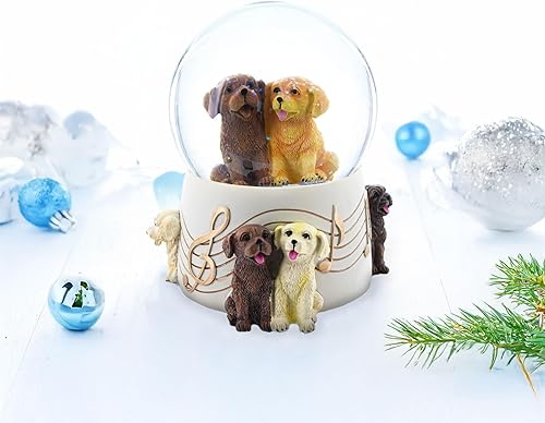 Miniatura 2 de Perros Fiesta Musical Agua Nieve Globo