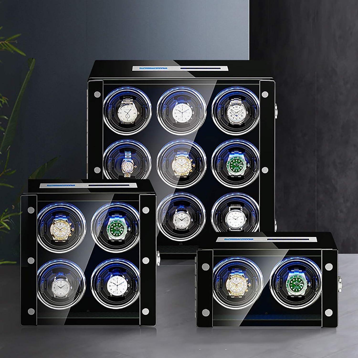 FENOKD Watch Winders Intelligent Watch Shaker Antimagnetic Mechanical Watch Automatic Winding Device Touch Screen Watch Winder