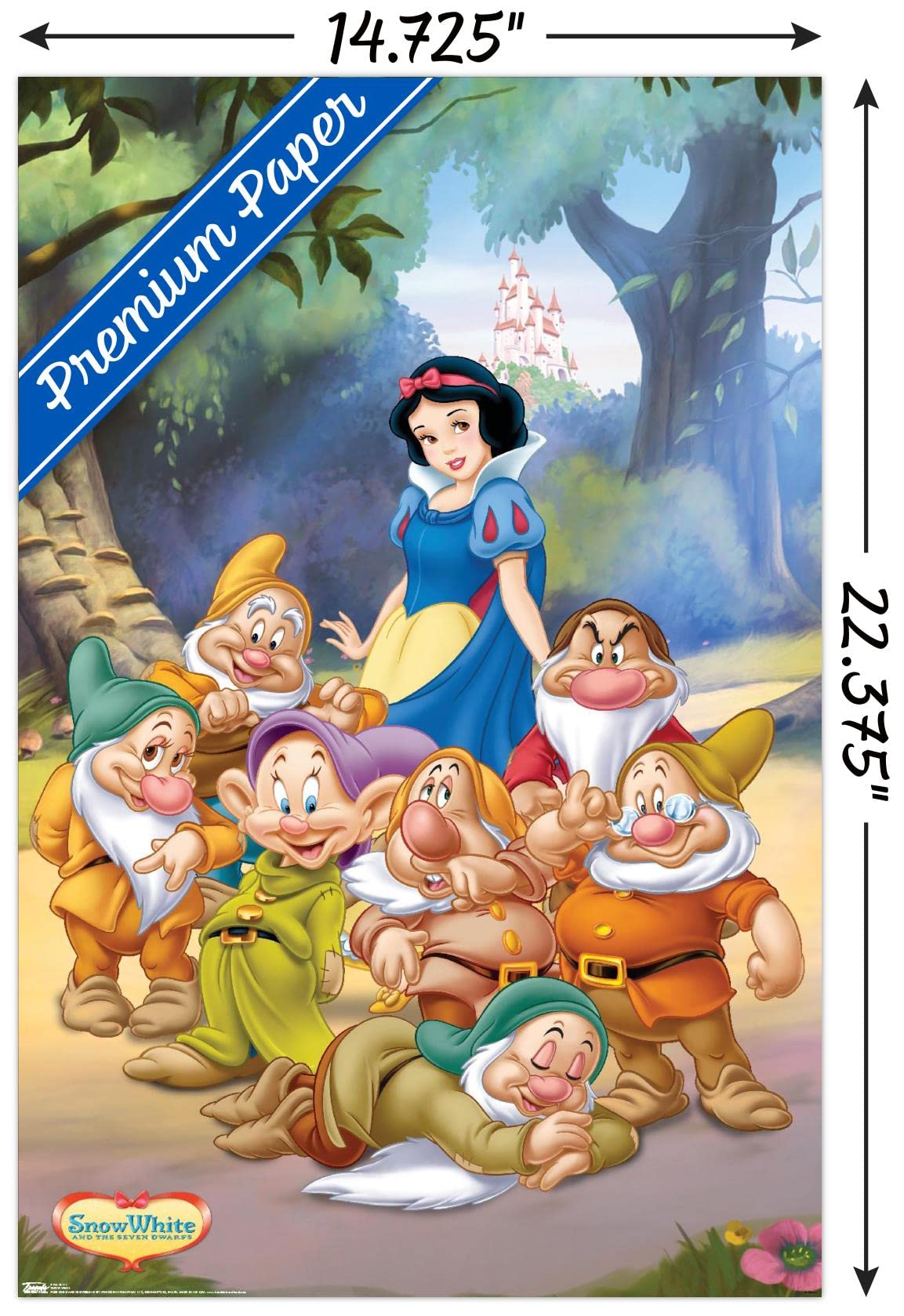 Disney - ❤️ディズニー❤️レア❤️白雪姫❤️7人の小人❤️ポスター❤️ Amazon.co.jp: Trends International ディズニー 白雪姫と七人の小人