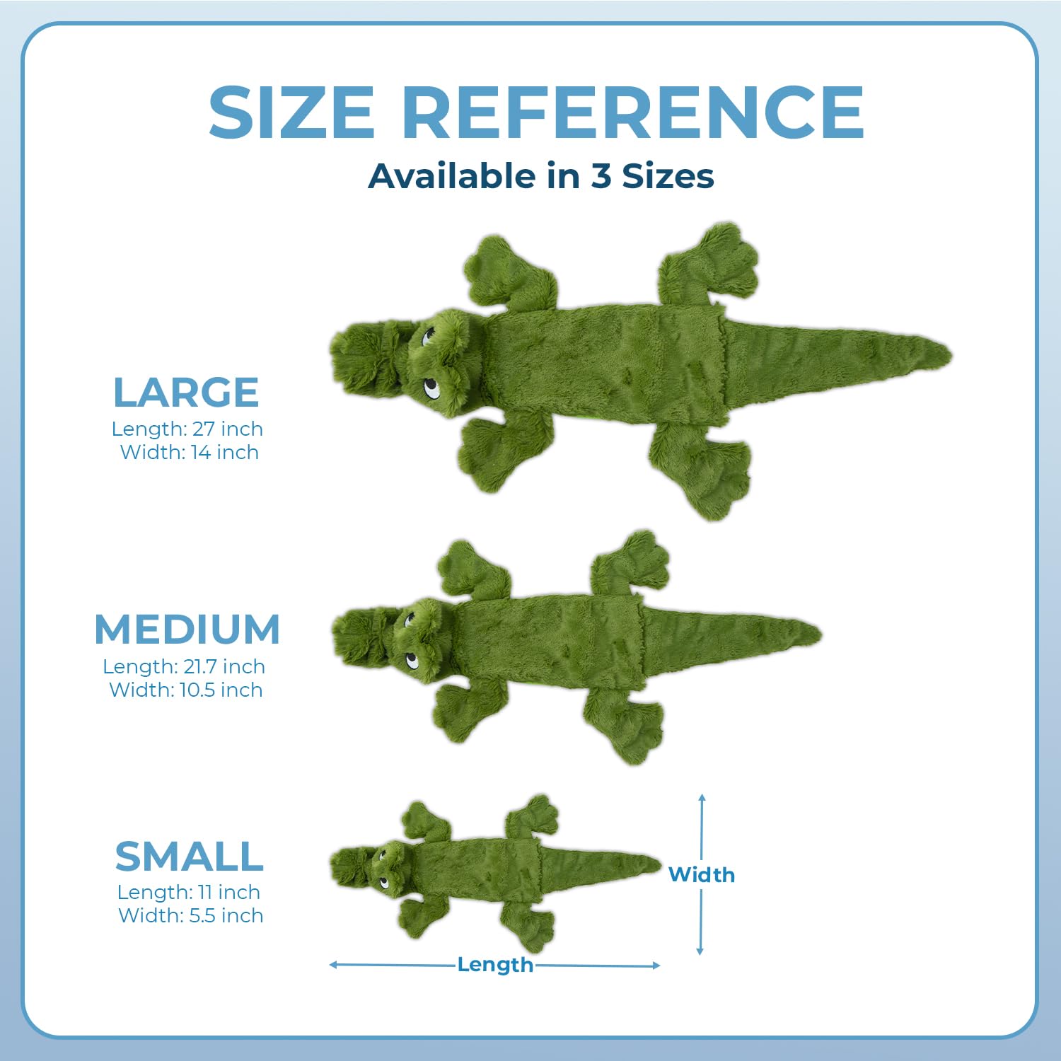 Pet Supplies : Best Pet Supplies Squeaky Dog Toys with Soft Durable Fabric  for Small, Medium and Large Pets Interactive Toy for Indoor Play, Supports  Active Biting and Play - Alligator, Small :