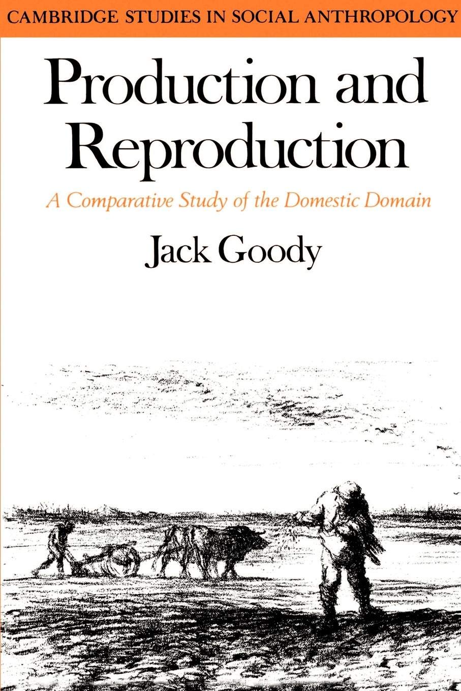 Production and Reproduction: A Comparative Study of the Domestic Domain (Cambridge Studies in Social and Cultural Anthropology, Series Number 17)