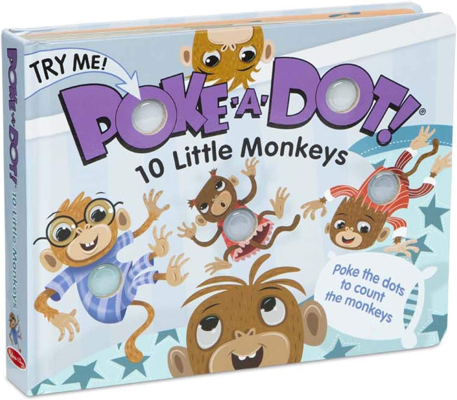 Poke-a-Dot: 10 Little Monkeys