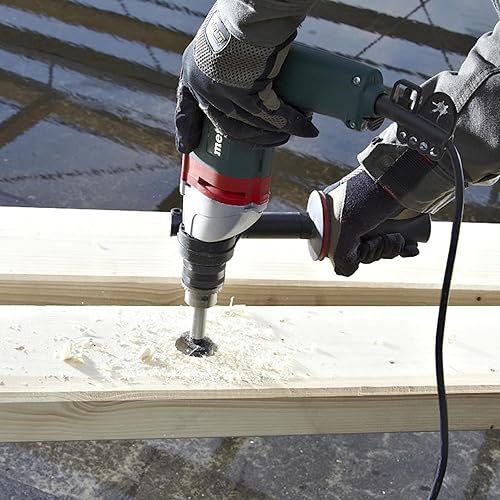 Miniatura 8 de Metabo - Taladro de alto par de 12 pulgada - 0-650 rpm - 6.7 amperios (600580420 75-16), taladros y prensas de taladro magnéticas, naranja