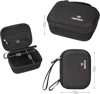 Aproca Case Compatible with ProtoArc EM01 EM02 Wireless Trackball Mouse, Protable Storage Bag for Accessories (Case Only)
