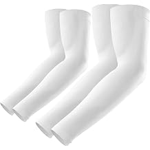 Arm Sleeves for Men Women, UPF 50+ UV Sun Protection Cooling Sports Sleeves for Golf Baseball Football Work Running Cycling Tattoo Cover
