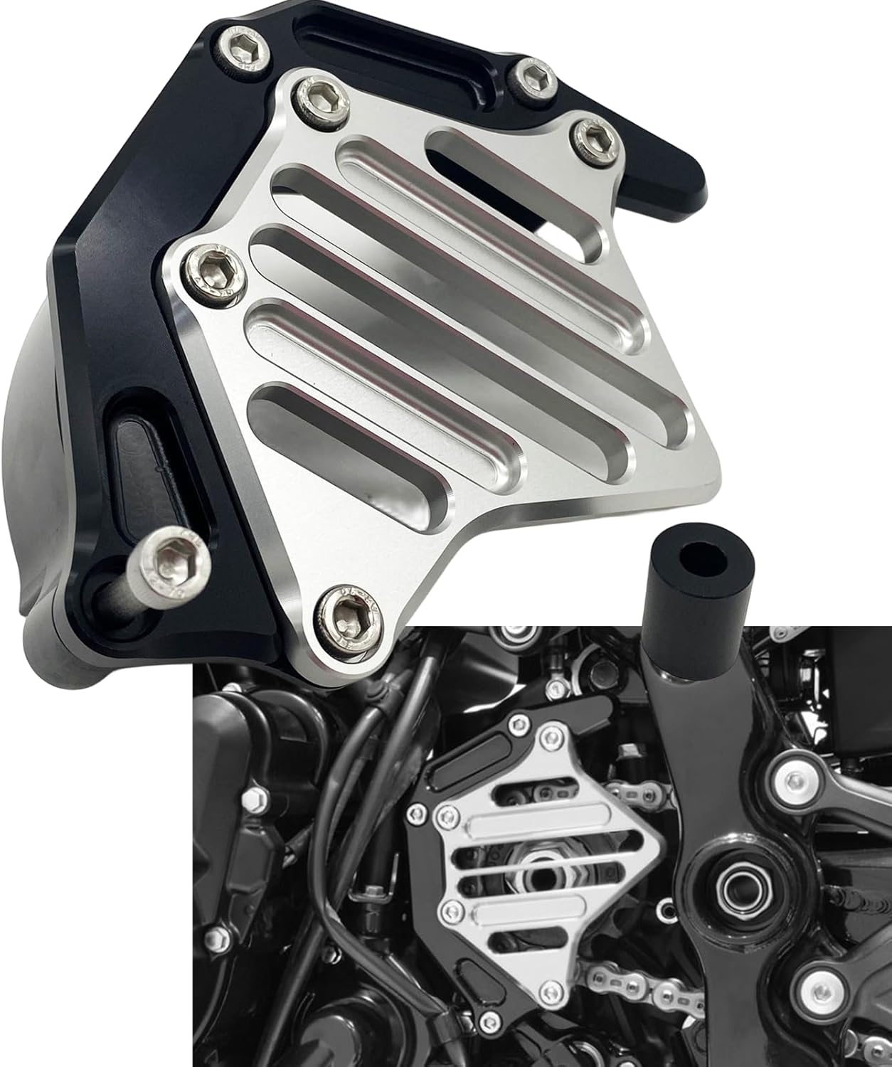 Front Sprocket Cover Chain Guard Kit For Kawasaki Z900 Z900RS 2018-21 2020