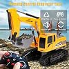 Remote Control Excavator,Remote Control Digger Excavator Toys,Engineering Sand Digger Construction Vehicle Toy RC Excavator Toy Cars for Kids