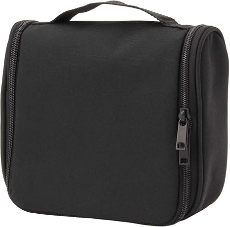 Amazon Com Muji Polyester Hanging Travel Case 16 Cm Width X 19 Cm Depth X 6 Cm Height Black Kitchen Dining