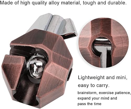 Miniatura 5 de YEmirth Juguete educativo de metal con bloqueo de agujero para adultos rompecabezas de metal para desbloqueo 3D rompecabezas entrelazado para adultos