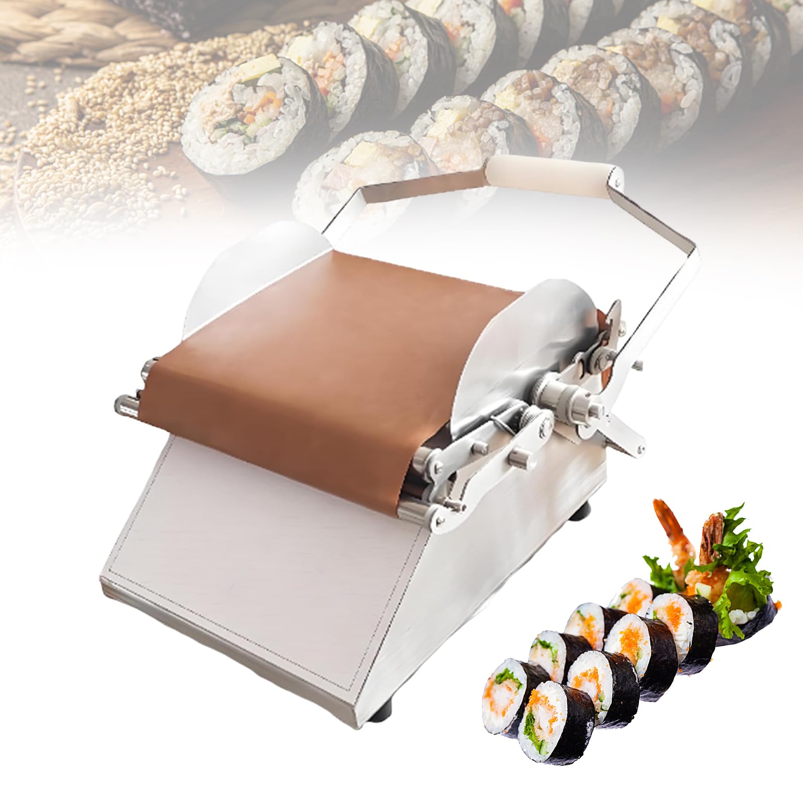 Machine À Sushis Ronde Manuelle, En Acier Inoxydable, Pour Rouler Les Sushis Soi-même. Disponible En 3 Tailles. Machine À Former Rapidement Le Riz Et Les Algues Pour Une Utilisation Domestique,