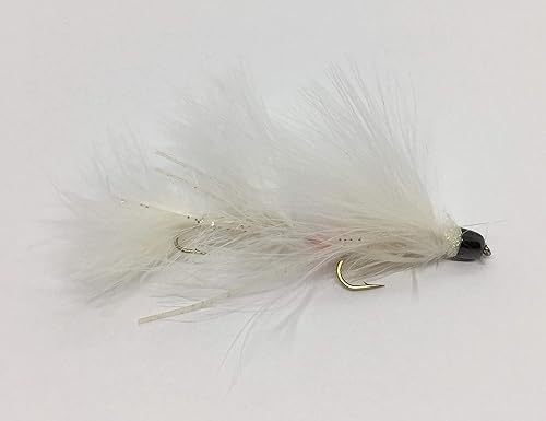 Seis 6 - Envidia de cacahuetes articulada - Blanco - Streamer articulado