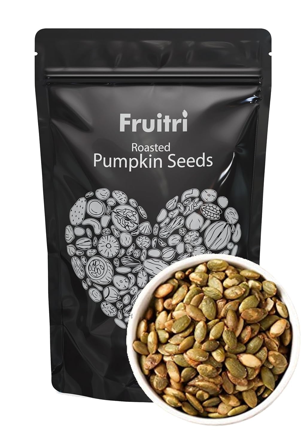 Fruitri Roasted Pumpkin Seeds – 500g, Lightly Salted, Rich in Protein Snack, Rich in Fiber and Healthy Fats, Delicious-image-19
