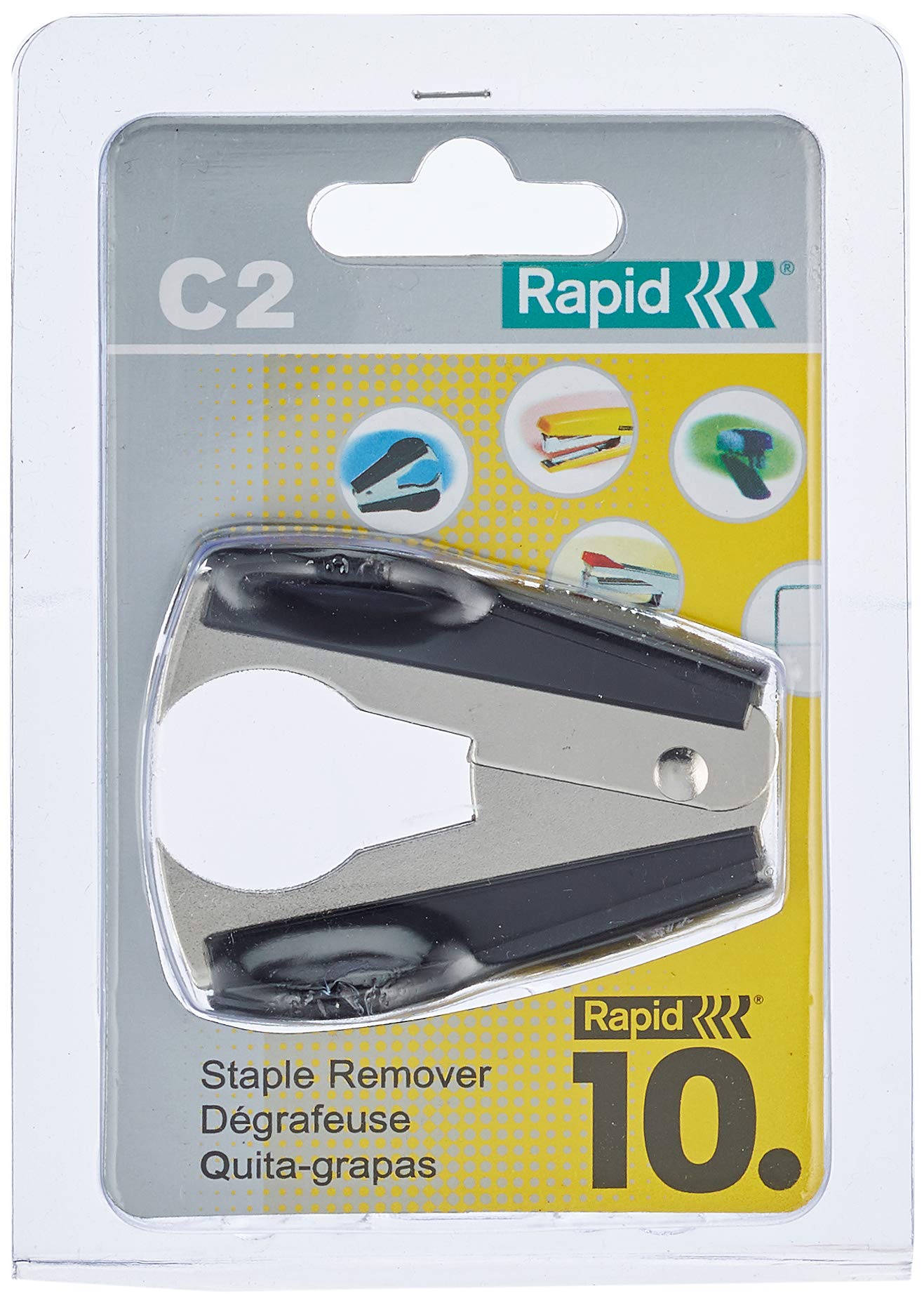 Rapid C2 Staple Remover Metal Blister Packaging Black - Image 3