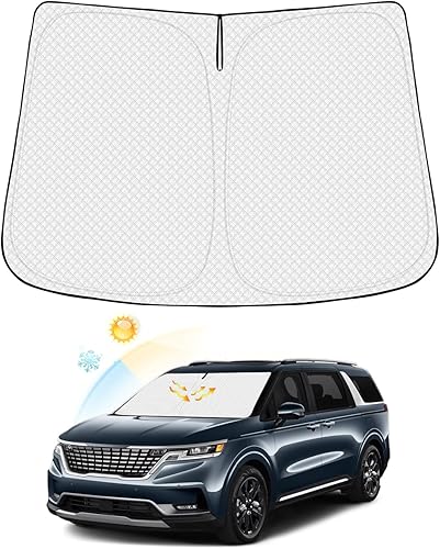 Miniatura 70 de Parasol para parabrisas para Ford Escape 2020-2025 2026, accesorios gruesos de 6 capas plegables para ventana delantera, protector de visera solar