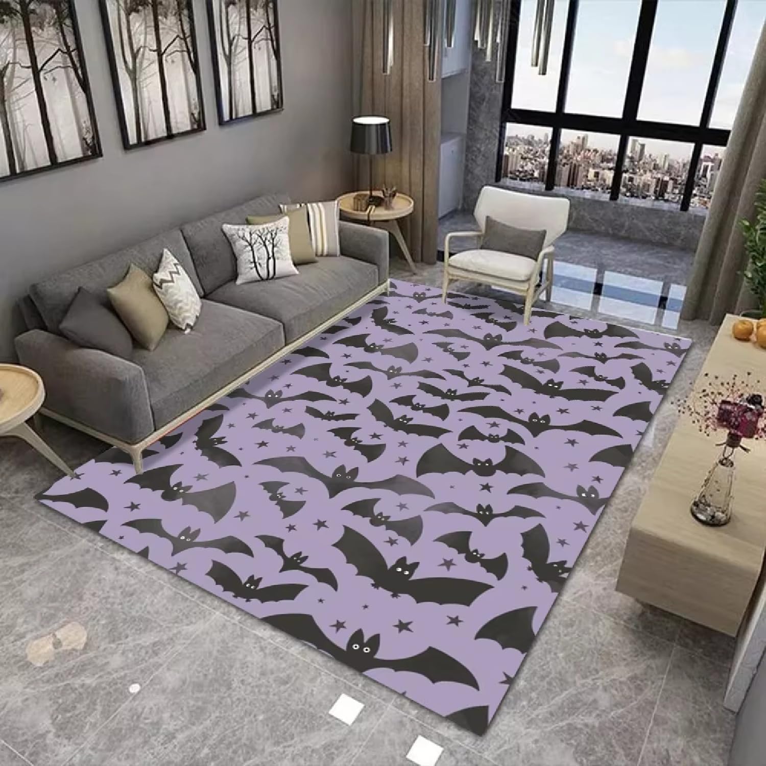 Tapis Art Géométrique Visuel 3D en Flanelle Douce Lavable Tapis De Salon Moderne Anti Glisse Effet Illusion Tapis De Sol Décoratif Chambre Séjour Tapis Accent (Couleur 6,160x230cm)