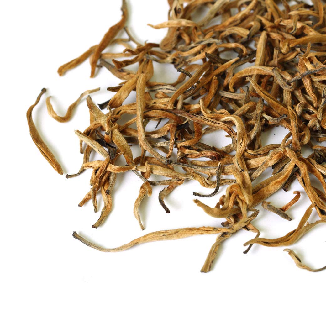 GOARTEA Schwarzer Tee - 500g 17.6oz Nonpareil Supreme Grade Yunnan Fengqing Golden Buds Dian Hong Schwarzer Tee - Dianhong Chinese Black Tea