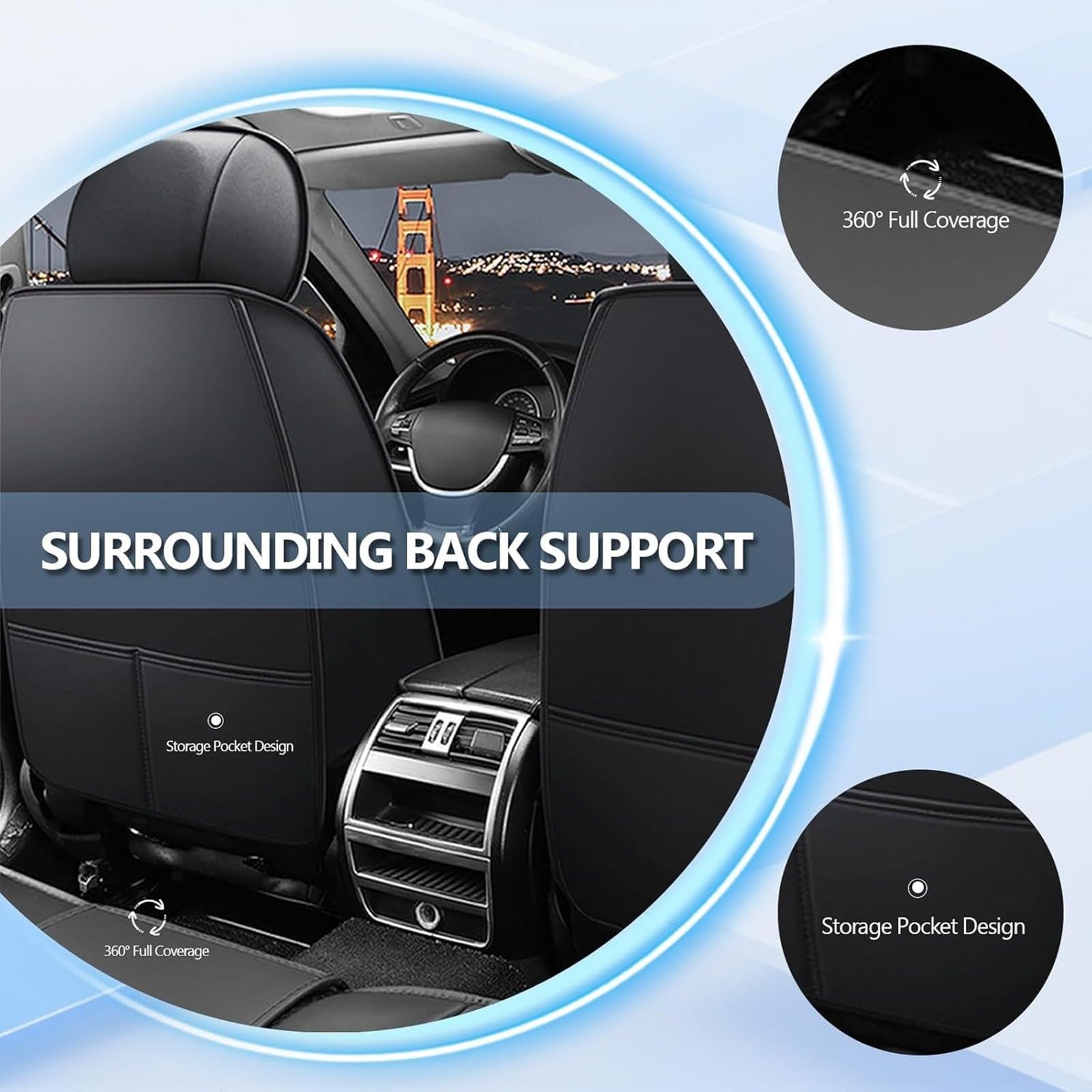 Genérico Fundas Asientos Coche para Dacia Duster SUV 2010-2025 | Conjunto De Fundas De Asiento Para 5 Plazas, Impermeables, Resistentes A Manchas Y ArañAzos