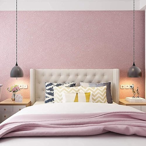 Miniatura 244 de Abyssaly - Papel tapiz amarillo para despegar y pegar, extraíble, para dormitorio de niñas, autoadhesivo, textura de seda en relieve, papel adhesivo