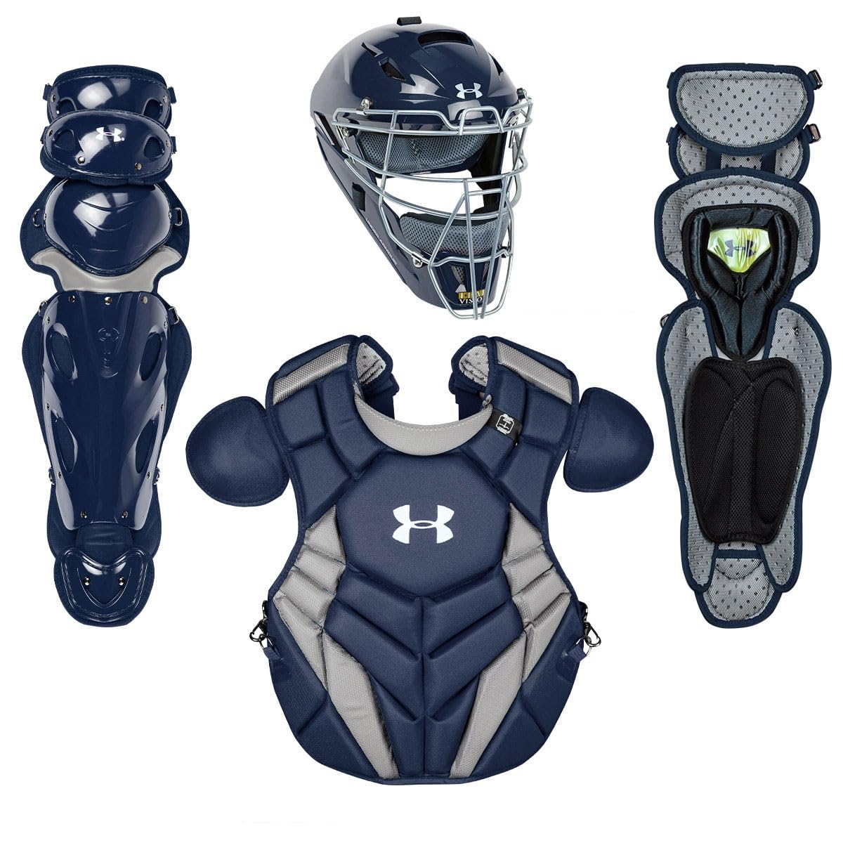 Under Armour UACKCC4-SRPNA UA Pro Series Catching Kit Senior Ages 12-16 UAhg3A UAcpcc4-Srp UAlg4-Srp Meets Nocsae Chest Protector