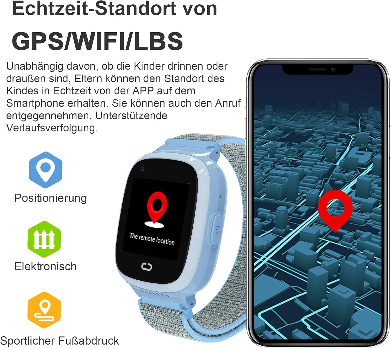 PTHTECHUS 4g Bluetooth Orologio Smartwatch Bambini, GPS Locator Orologio Intelligente Telefono con Musica Video Chiamata SOS Chat Vocale Camera Anti-lost bambino Bracciale Regalo Compleanno PTHTECHUS 4g Bluetooth Orologio Smartwatch Bambini, GPS Locator Orologio Intelligente Telefono con Musica Video Chiamata SOS Chat Vocale Camera Anti-lost bambino Bracciale Regalo Compleanno