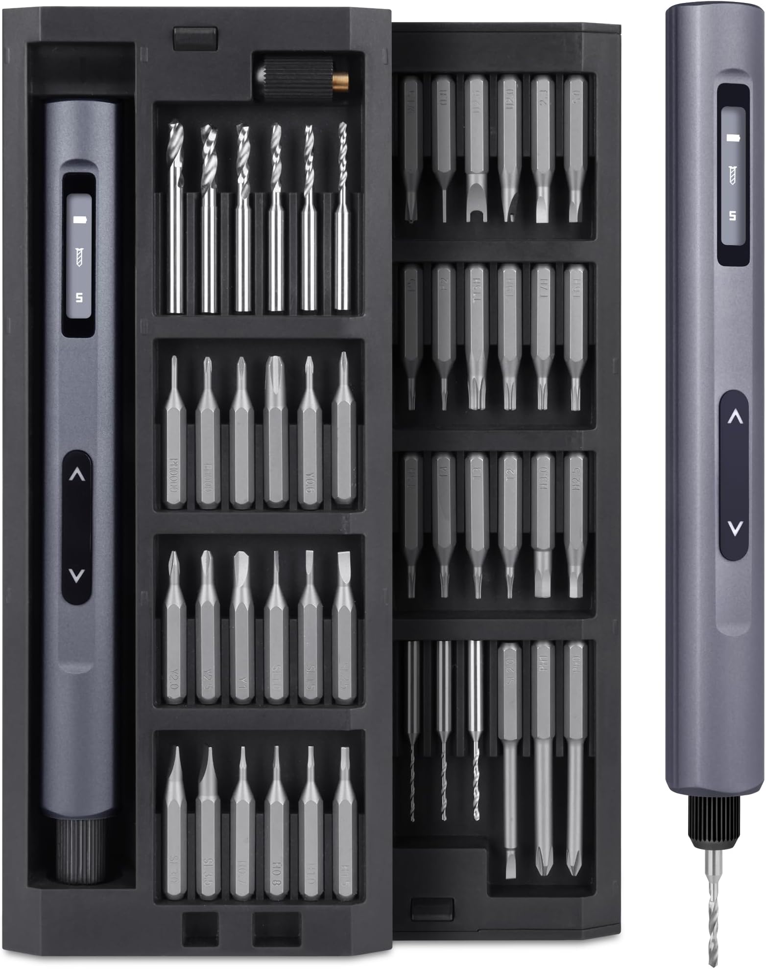 Amazon.com: xCool Mini Electric Screwdriver Set with Drill Bits, 52-in ...