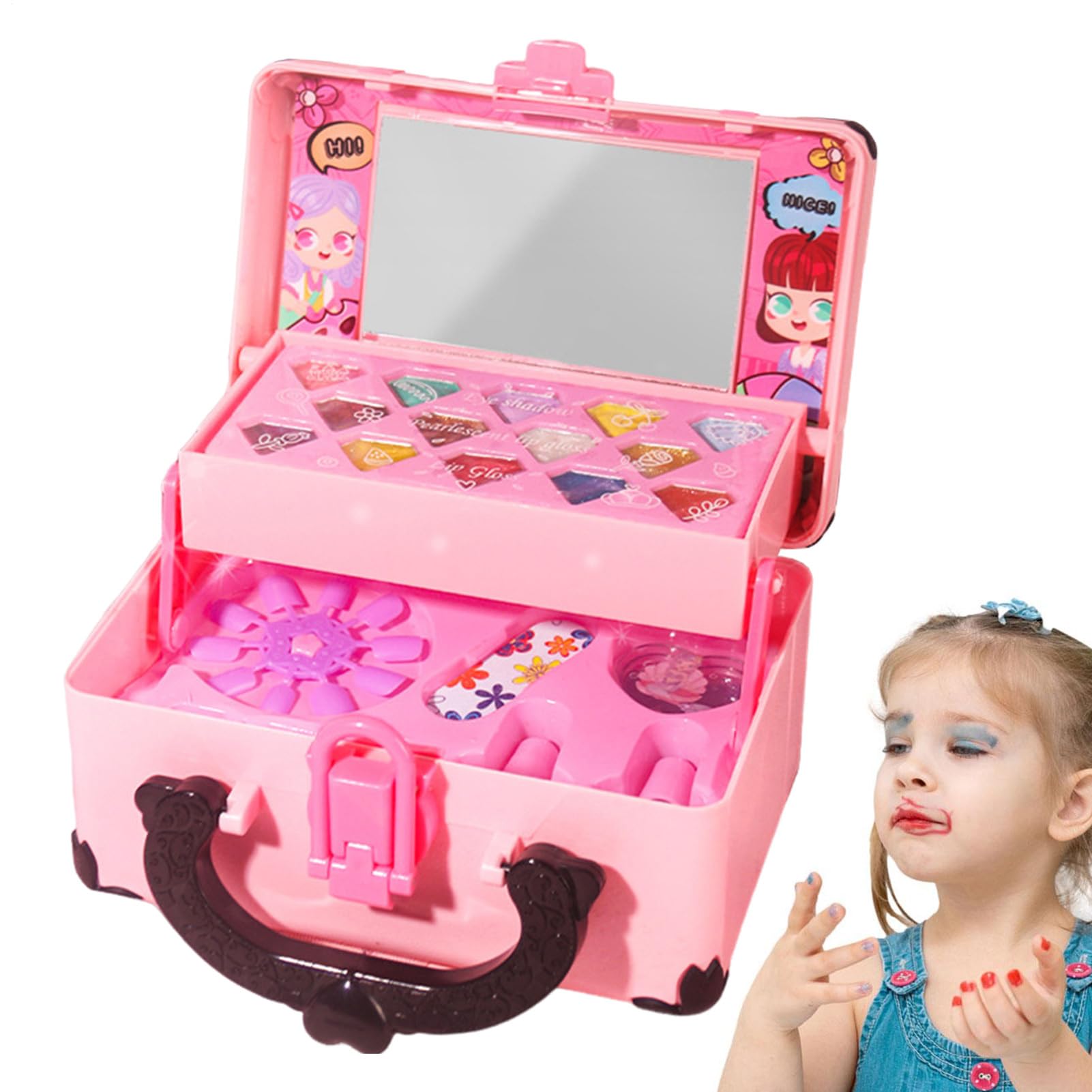 Jeu de fiction maquillage enfant pour anniversaire et fêtes - 8