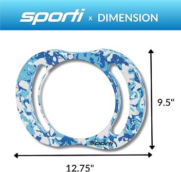 Sporti Unisex-Child Float Device, Essential Swim Lessons, Trainer for Kids | Progressive Swim Back, Teaching Board, Teaching Mirror, Durable EVA, Beginner Swim Lessons, Swimming Skills