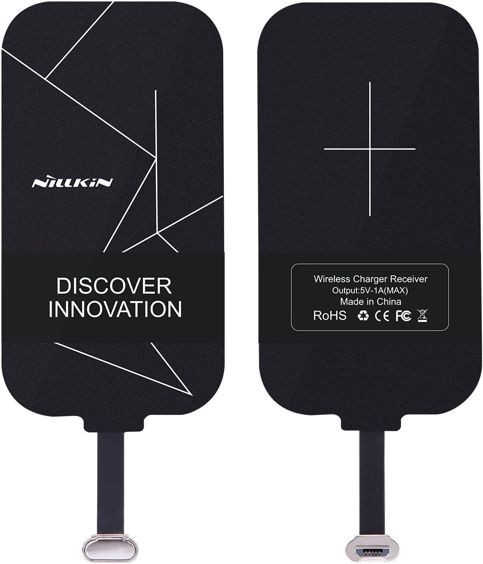 Wireless Charger Receiver, Nillkin Magic Tag Qi Wireless Charger Charging Receiver Patch Module Chip for Samsung Galaxy J7/J3/J6/S5, LG V10 and Other Type A Devices