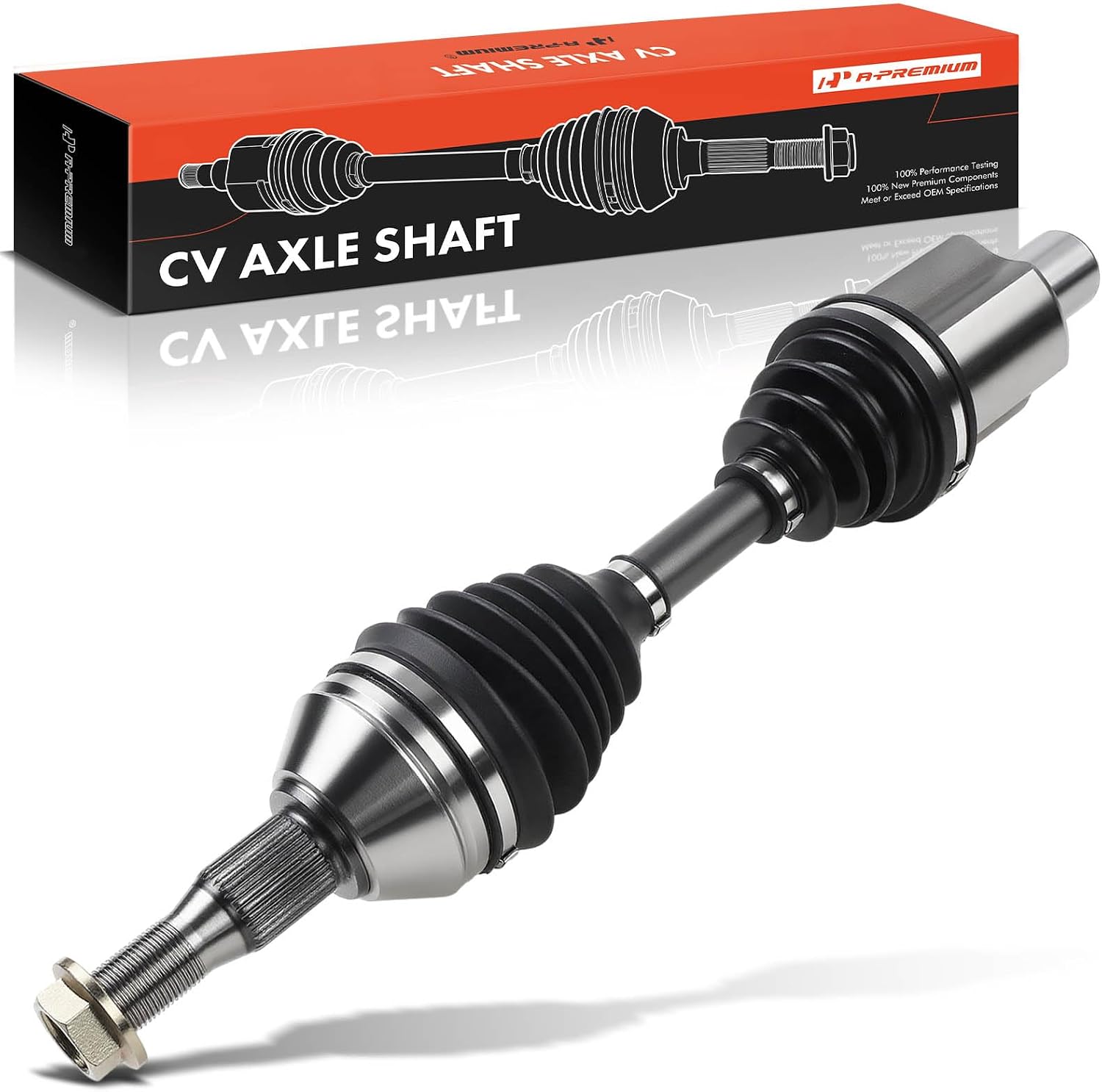 A-Premium CV Axle Shaft Assembly Compatible with Cadillac Allante 1993, DeVille 1994-1999, Eldorado, Fleetwood, Seville, Front Driver or Passenger Side