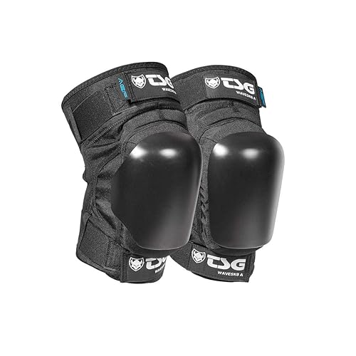 TSG Wavesk8 A Rodillera, Surf, Patinaje Protección de Rodilla, Hardshell, ACF extraíble, Acolchado lateral, Forro NBR antideslizante, Nylon