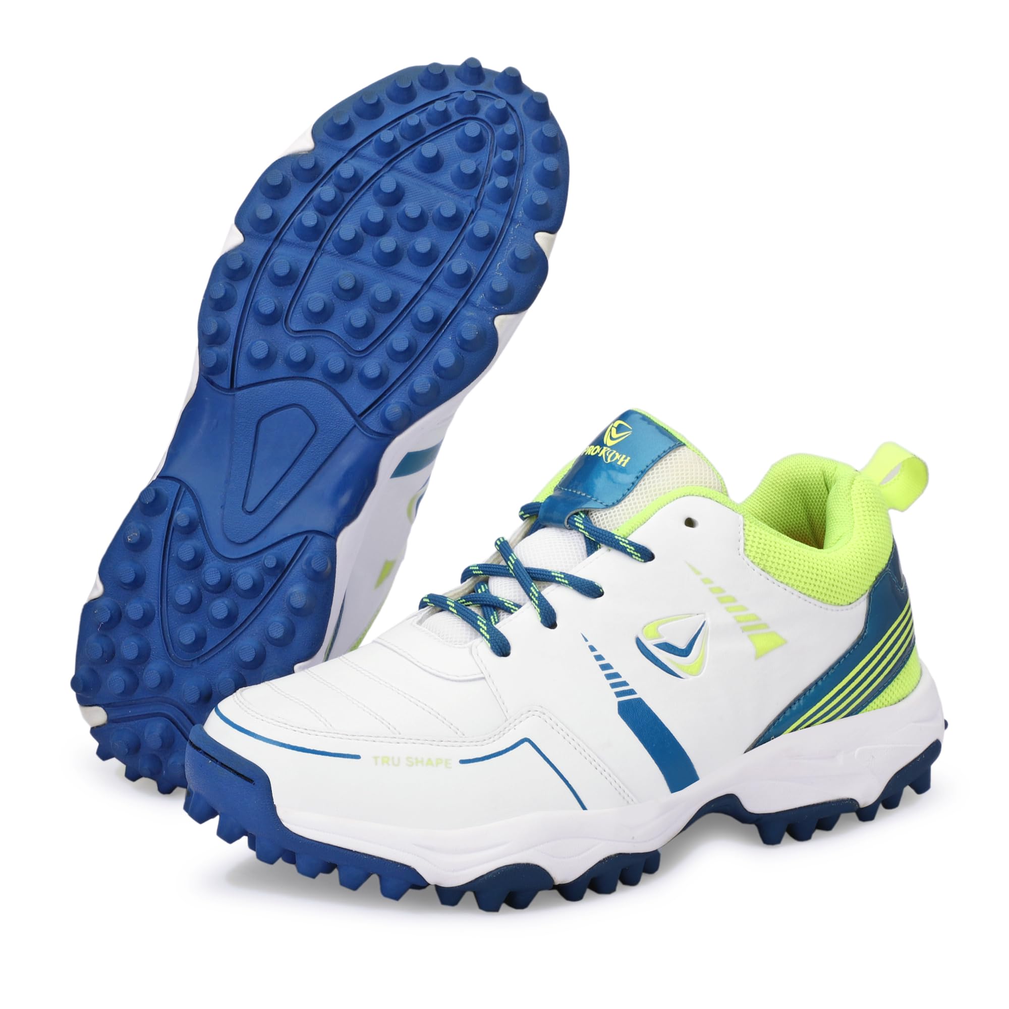 pro kvh Lightweight Cricket Shoes for Men | Rubber Spikes | Water-Resistant | All-Round Performance Footwear for Outdoor and Field Sports-picture-41