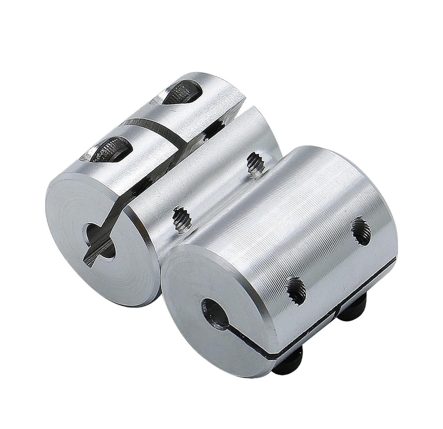 Rigid Coupling,Stainless Steel Rigid Coupling 1pcs D25L30 3D Printer Part Lead Screw Aluminium Rigid Coupler Coupling for Motor Electric CNC Machine(8x8)