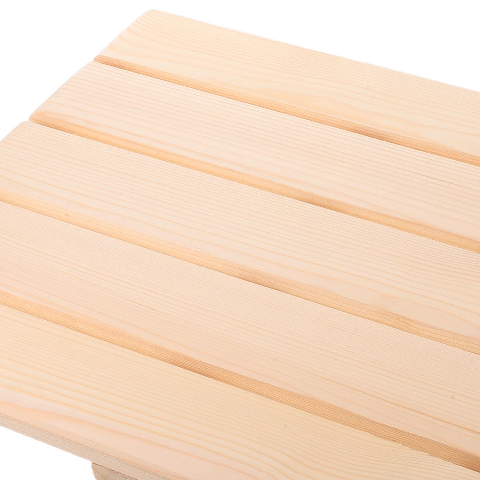 Beaupretty Tappetino Bagno Antiscivolo in Legno per Doccia, Pannelli