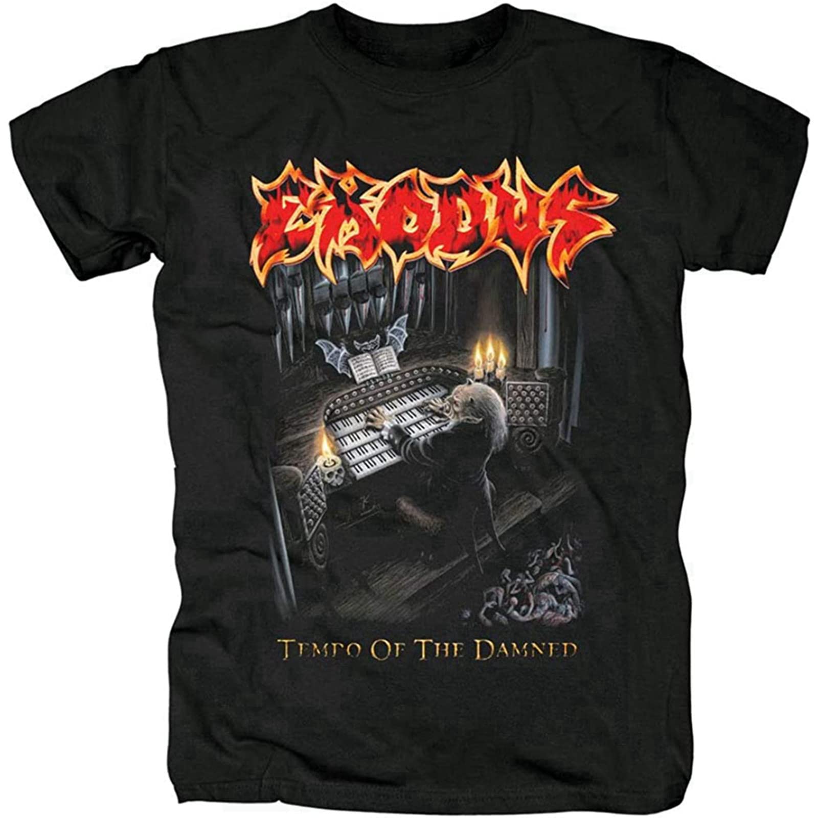 HAITUNBloodhoof Exodus Band Pop-Dance Mens Black New T-Shirt Black M