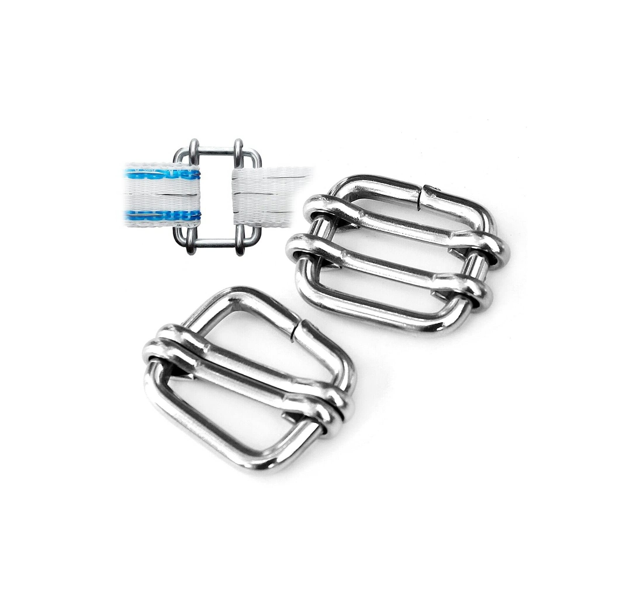 Electric Fence Fencing Tape Connectors S-15/20 for Tape up to 20mm - Secure Durable Connection Without any Loss of Conductivity - Easy to Use (15)
