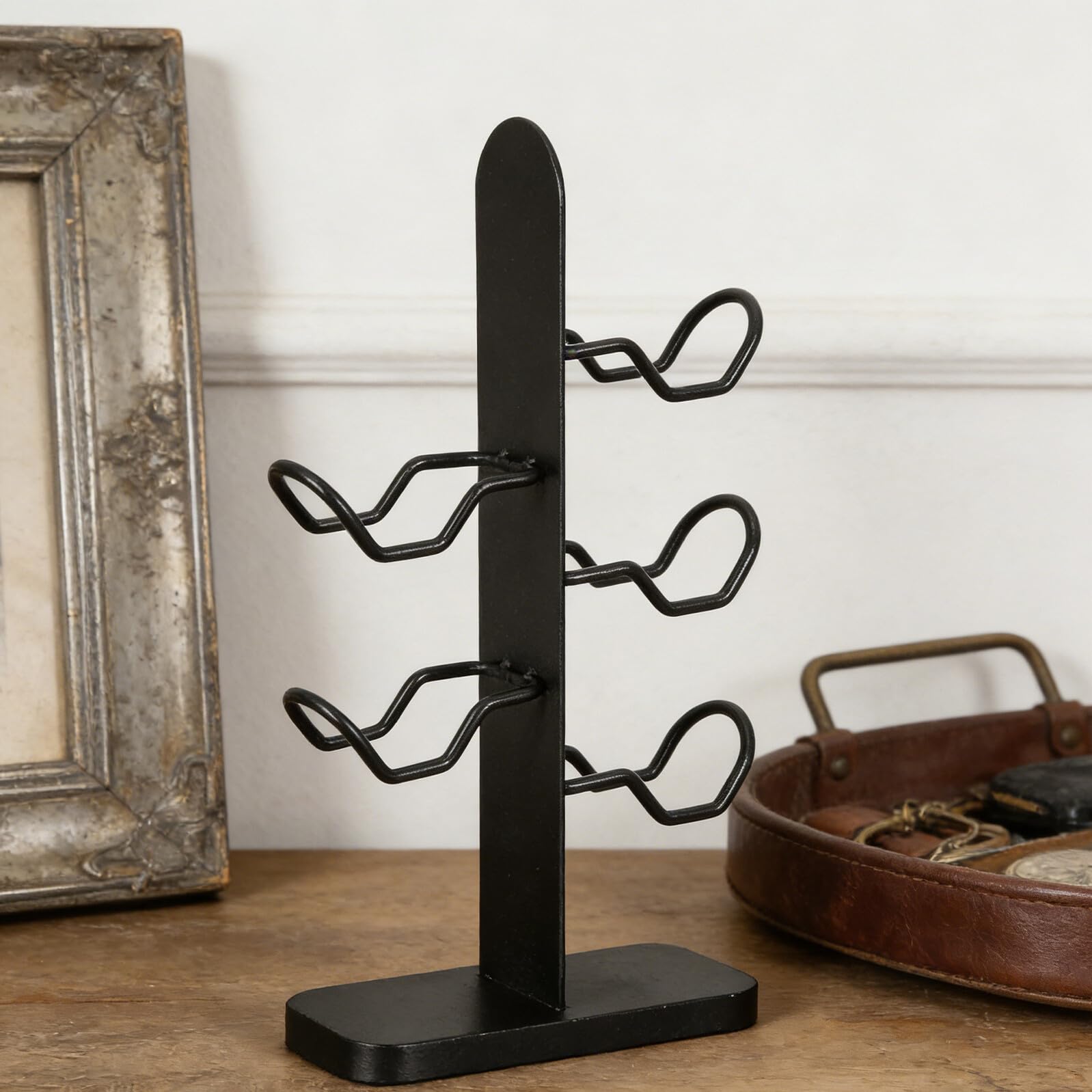 Vaguelly Supporto Compatto Antiscivolo per Controller e Cuffie da Gioco a 3 Livelli, Organizer da Scrivania Stabile per Accessori Gaming, Compatibile la Maggior Parte dei Controller