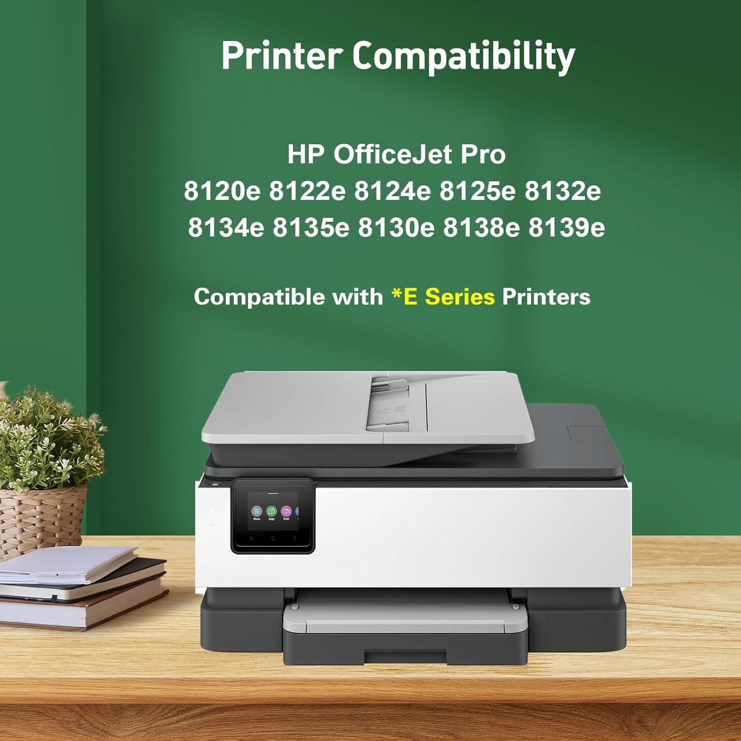 KINGJET 924 cartucce d'inchiostro compatibili con cartucce 924 multipack per OfficeJet Pro 8120 OfficeJet Pro 8122e 8124e 8125e 8134e 8135e 8132e All-in-One (senza chip)