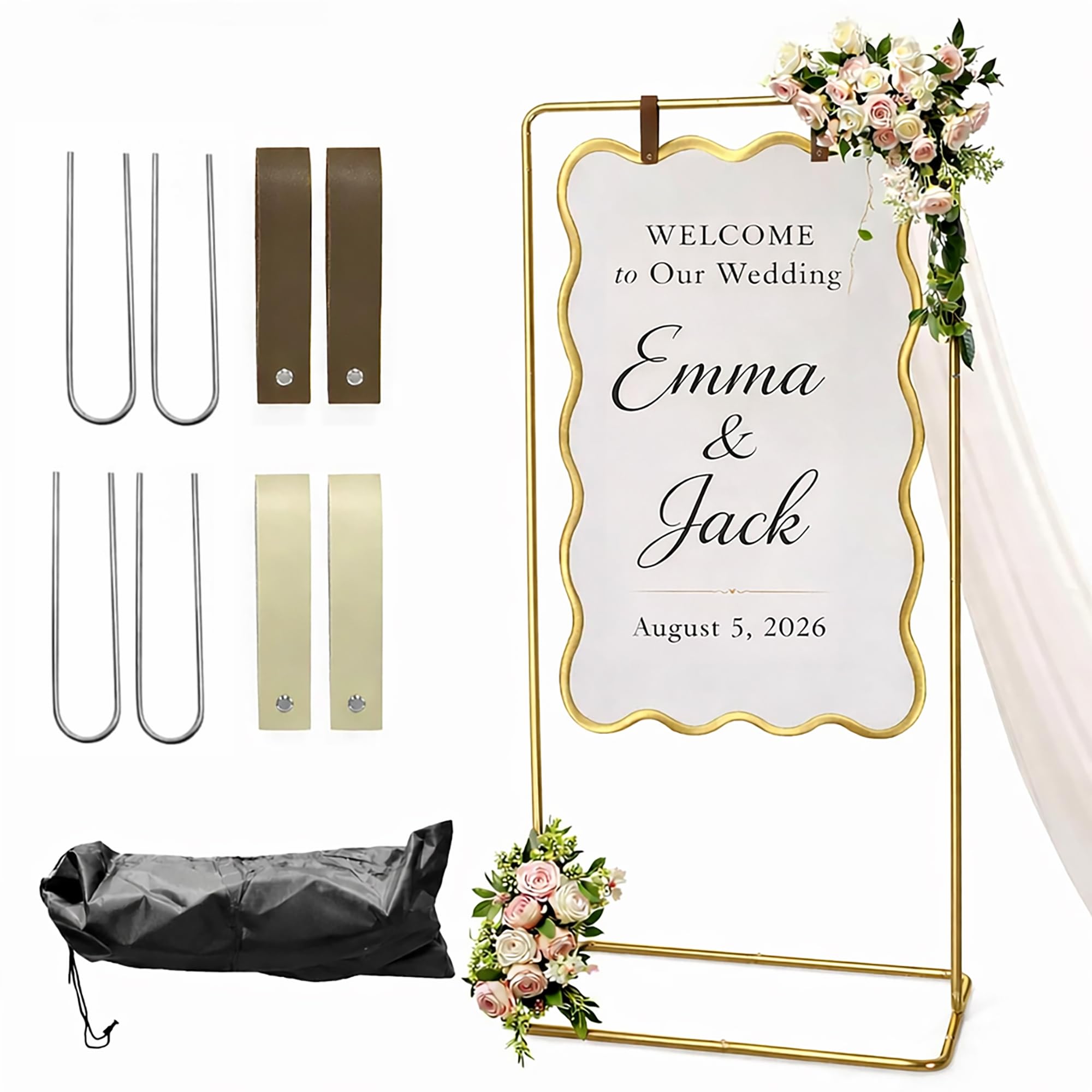 Photo 1 of Daursul Wedding Welcome Sign Stand