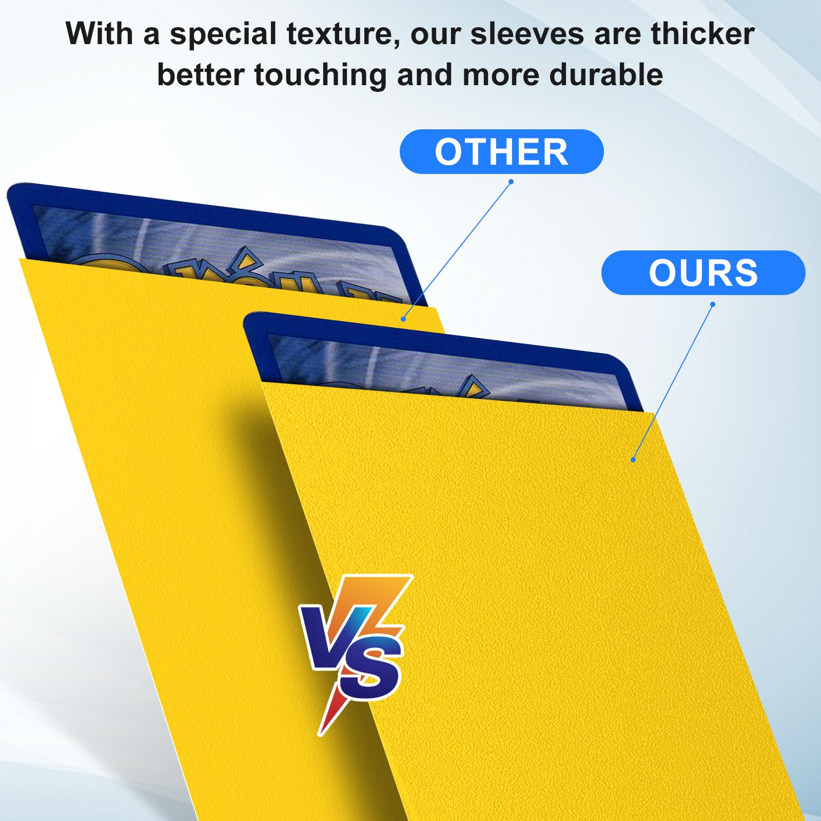 Yellow Card Sleeves Fit for MTG 300ct Perfect Fit Standard Matte Card Sleeves for Trading Card Sports Card Baseball Card TCG Magic Commander - Image 4